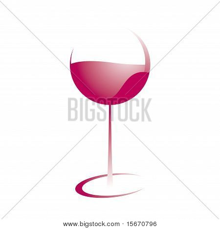 Bicchiere di vino rosso