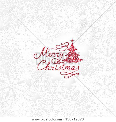 Christmas Background. Doodle Winter Christmas Holiday Greeting C
