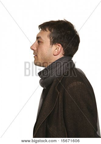 portret młodzieńca w studio