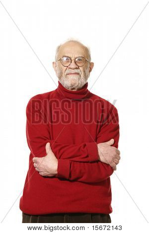 Portret van de bejaarde man