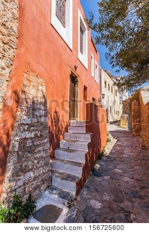 Monemvasia the medieval town in Peloponnese, Greece