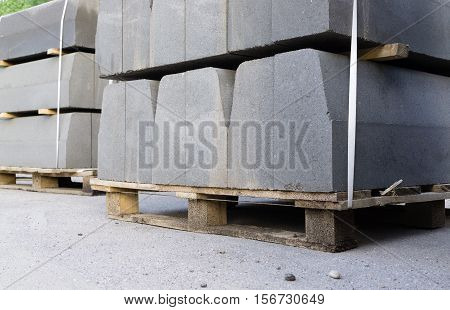 Curbstone On Pallet