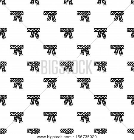 Scarf pattern. Simple illustration of scarf vector pattern for web