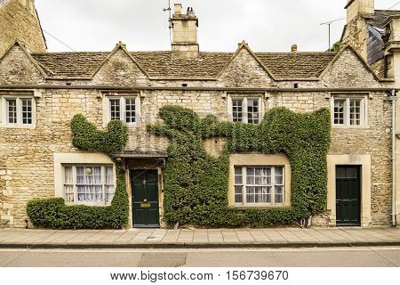 Street in the market town of Corsham England UK which was also used for the filming location of the BBC drama Poldark.
