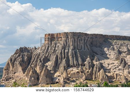 Stone formations in Cappadocia Central Anatolia Turkey