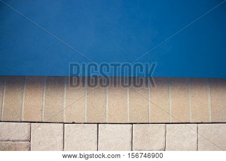 Background water stone. abstraction. Part of the pool