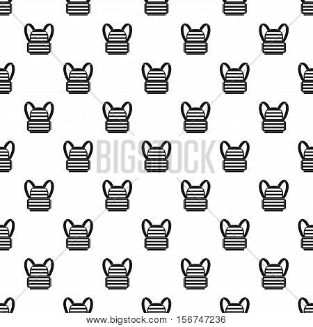 Bulletproof vest pattern. Simple illustration of bulletproof vest vector pattern for web