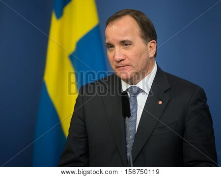 Prime Minister Of The Kingdom Of Sweden Stefan Lofven