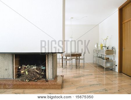 居心地の良いモダンなフラット