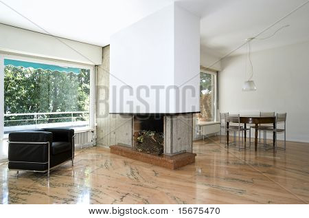 居心地の良いモダンなフラット