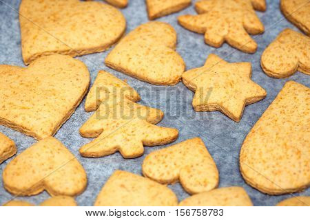 Ginger Cookies Background