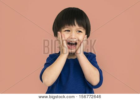 Boy Casual Studio Model Natural Portrait Concept