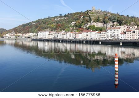 View of the city of Vienne in France