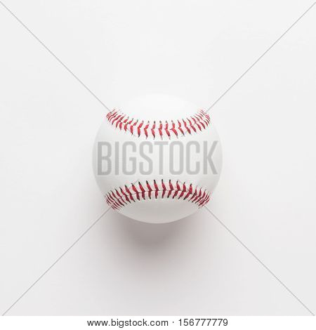 baseball ball on white background. not isolated