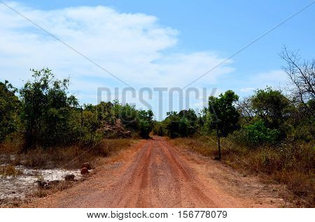 It's a dirt road in the Brazilian backcountry