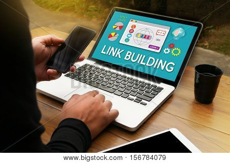 Link Building Connect Link Communication Contact Network