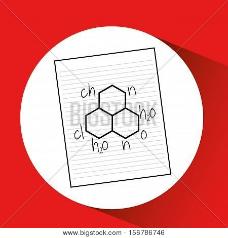science laboratory molecule drawing graphic vector illustration eps 10