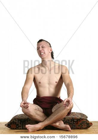 eine junge ManÃ ¢?s meditatio