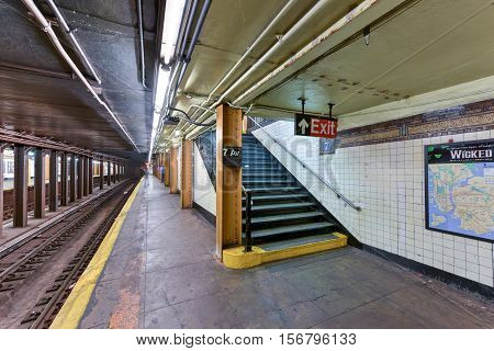 Seventh Avenue Subway Station - Brooklyn, New York