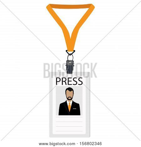 Press Badge Vector