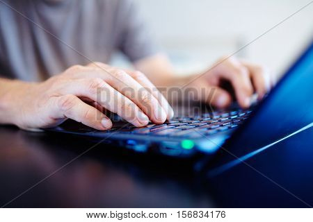 man with laptot