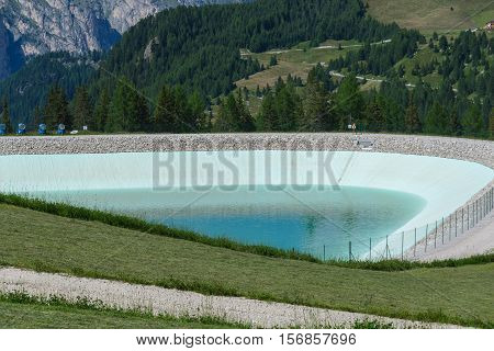 beautiful val gardena and dolomity in italy
