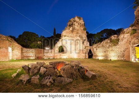 The Old Roman Baths of Odessos Varna Bulgaria