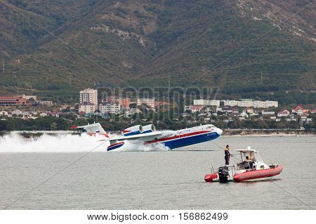 Take-off Of Aircraft From A Surface Of The Water