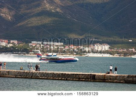 Take-off Of Aircraft From A Surface Of The Water