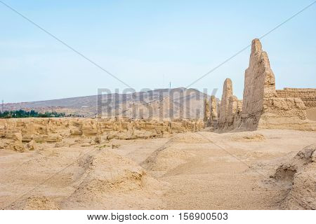 Jiaohe Ancient Ruins, Turpan, China