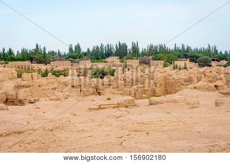 Jiaohe Ancient Ruins, Turpan, China