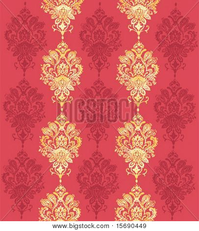 Varrat nélküli antik háttérkép - tileable és vektor