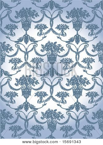 Varrat nélküli antik tapéta, lefolyólappal és zökkenőmentes