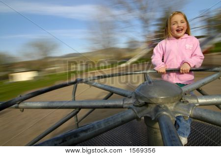 Girl At Playground