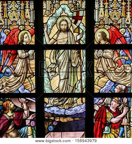Stained Glass - Resurrection Of Jesus