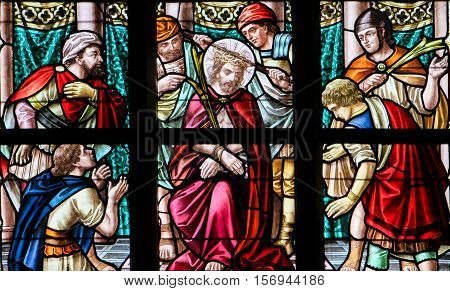 Stained Glass - Jesus On Good Friday