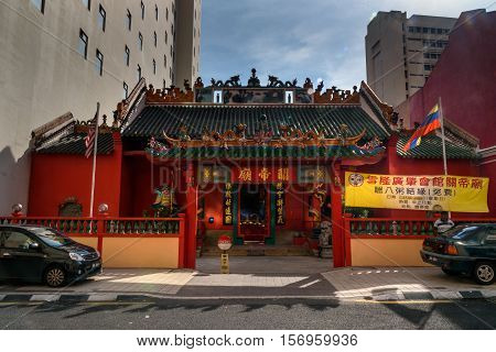 Guan Di Temple In Chinatown. Kuala Lumpur