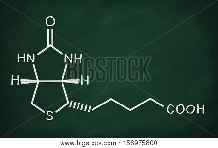 Structural Model Of Vitamin B6 (biotin)
