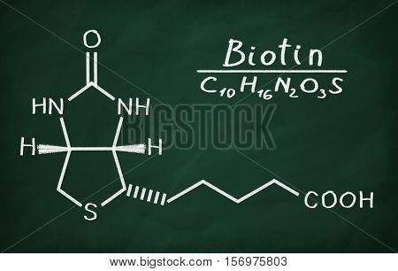Structural Model Of Vitamin B6 (biotin)