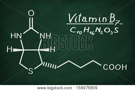 Structural Model Of Vitamin B6 (biotin)