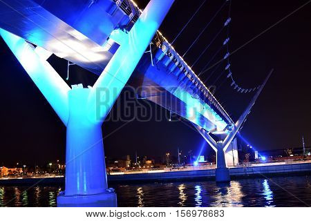 Bridge at the  new Dubai Canal, U.A.E