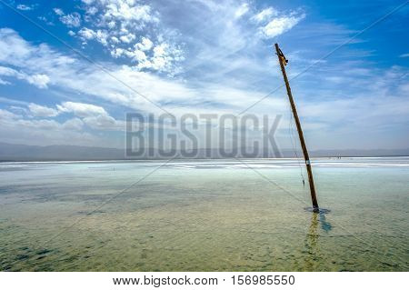 Chaqia (chakayan) Salt Lake, Qinghai, China