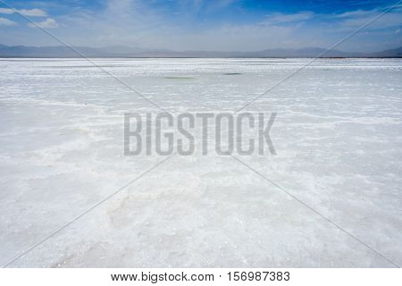 Chaqia (chakayan) Salt Lake, Qinghai, China