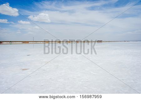 Chaqia (chakayan) Salt Lake, Qinghai, China