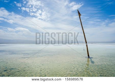 Chaqia (chakayan) Salt Lake, Qinghai, China
