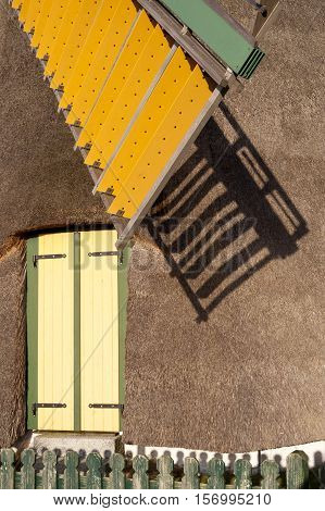 Windmill On Amrum In Germany