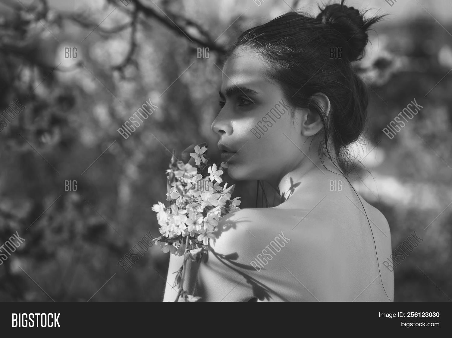 Girl Woman Hair Bun Image Photo Free Trial Bigstock