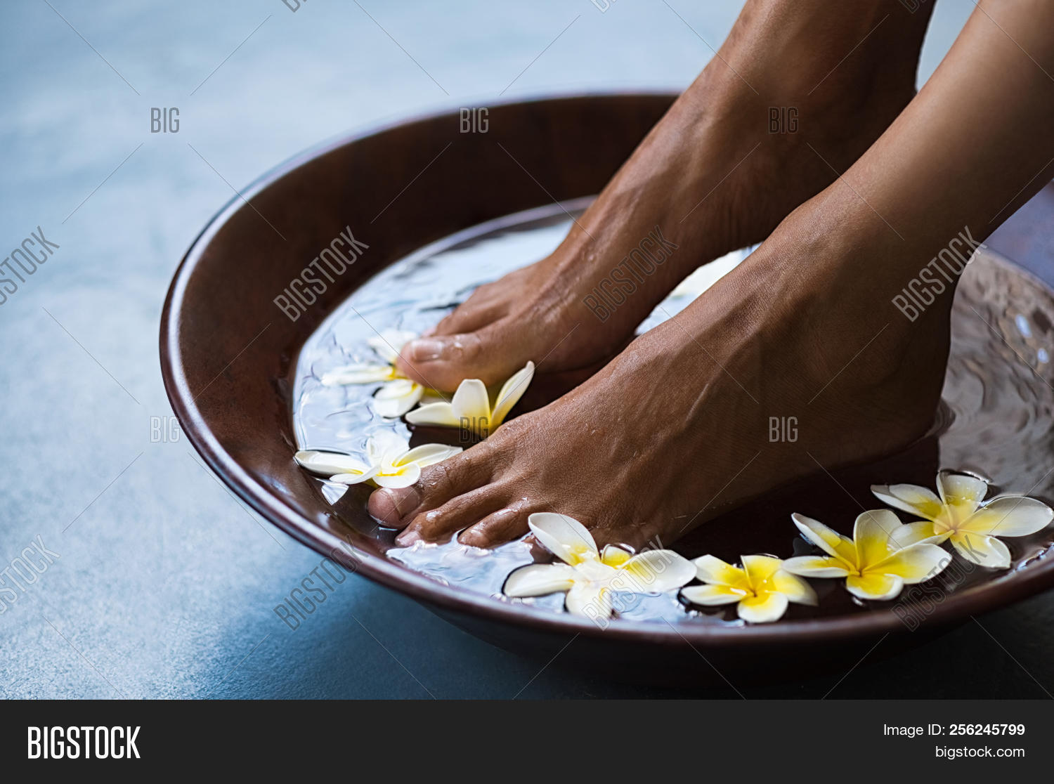 Woman Soaking Feet Image & Photo (Free Trial) Bigstock