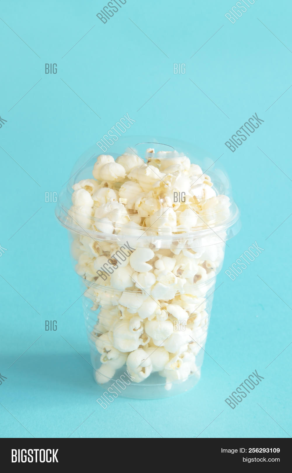Popcorn Plastic Cup On Image & Photo (Free Trial) Bigstock