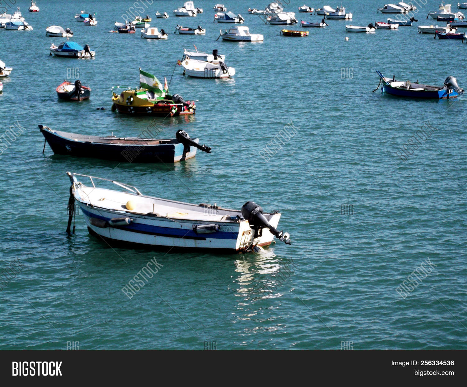 Fishing Boats Bay Image & Photo (Free Trial) Bigstock